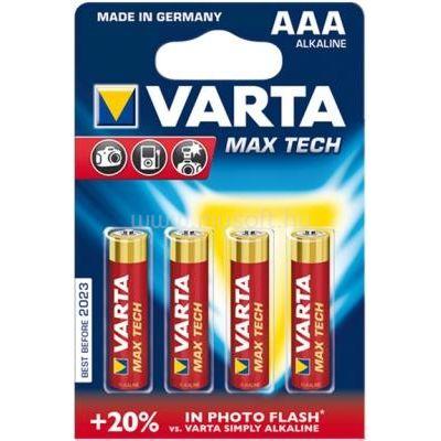 VARTA Max Tech AAA alkáli mikro ceruza elem 4db/bliszter