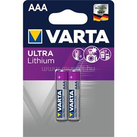 VARTA ULTRA tartós elem AAA, lítium, 2db/csomag 6103301402 small