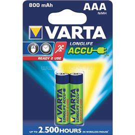 VARTA RECHARGE ACCU POWER elem AAA, újratölthető, 2db/csomag 56703101402 small