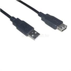 VCOM kábel USB 2.0 hosszabbító 5m fekete, PREMIUM (A/A) CU-202-B-5 small