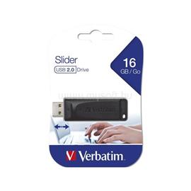 VERBATIM Pendrive, 16GB, USB 2.0, "Slider", fekete VERBATIM_98696 small