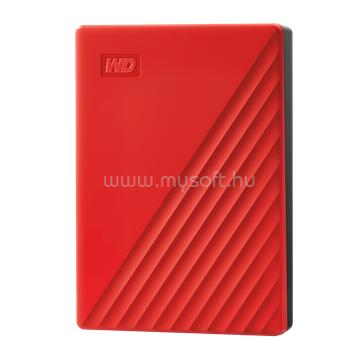 WESTERN DIGITAL HDD 4TB 2,5" USB 3.2 Gen 1 My Passport (Piros)