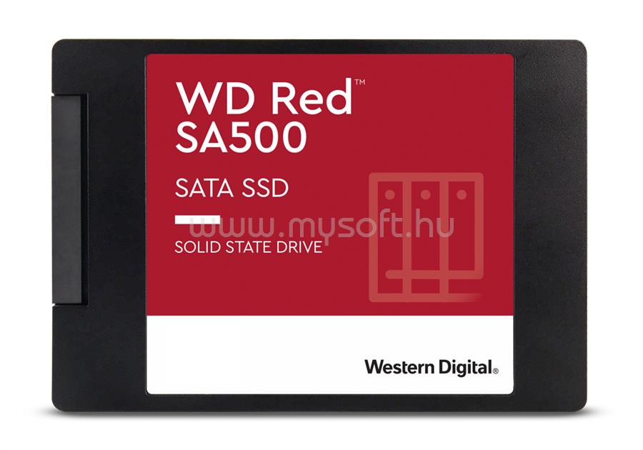 WESTERN DIGITAL SSD 500GB 2.5" SATA SA500 RED NAS