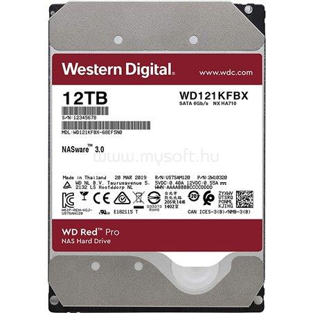 WESTERN DIGITAL HDD 12TB 3.5" SATA 7200RPM 256MB RED NAS