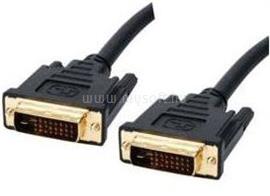 WIRETEK kábel DVI monitor Összekötő 3m, Male/Male, Dual Link, Árnyékolt DVI07-3 small