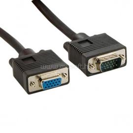 WIRETEK kábel VGA monitor Hosszabbító 3m, Male/FeMale, Árnyékolt PV11E-3 small