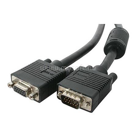 WIRETEK kábel VGA monitor Hosszabbító 5m, Male/FeMale, Árnyékolt