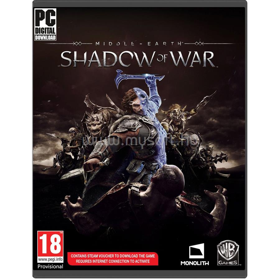 WARNER BROS Middle-Earth: Shadow Of War PC játékszoftver