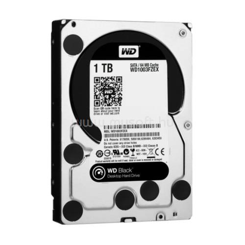 WESTERN DIGITAL HDD 1TB 3.5" SATA 7200RPM 64MB BLACK GAMING