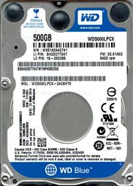 WESTERN DIGITAL OEM 2.5" HDD SATA 320GB 5400rpm 8MB Cache BLUE 7mm WD3200LPCX small