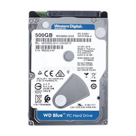 WESTERN DIGITAL Blue 500GB 8MB 7MM 2.5" SATA3 5400RPM merevlemez WD5000LQVX small