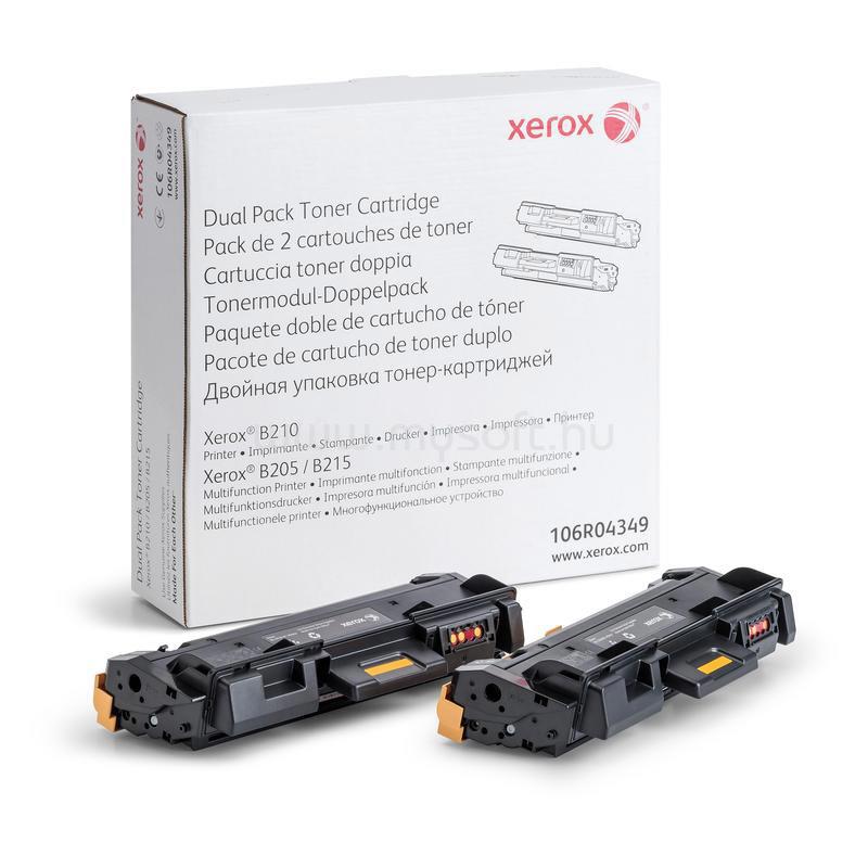 XEROX Toner Emilia B205/B210/B215 Fekete 6 000 oldal (2x 3 000 oldal)