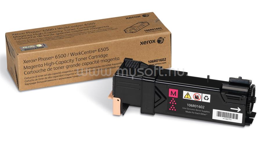 XEROX Toner Phaser 6500 / WorkCentre 6505 MFP Magenta 2500 oldal
