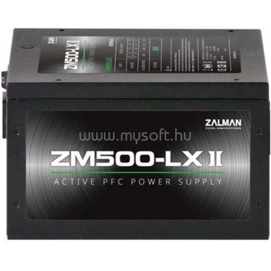 ZALMAN tápegység ZM500-LXII 500W