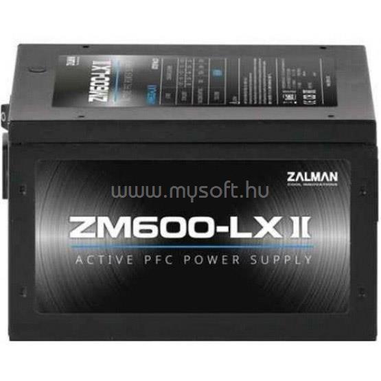 ZALMAN tápegység ZM600-LXII 600W
