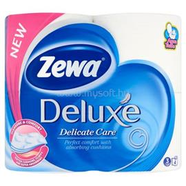 ZEWA Toalettpapír, 3 rétegű, 4 tekercses, "Deluxe", fehér 3228 small