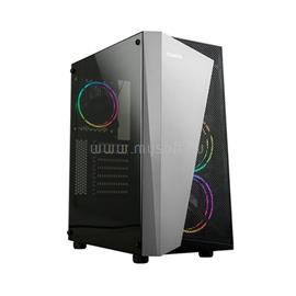 ZALMAN S4 plus Fekete (Táp nélküli) ablakos ATX/mATX ház S4PLUS small