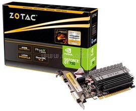 ZOTAC Videokártya nVidia GeForce GT 730 4GB DDR3 Zone Edition ZT-71115-20L small