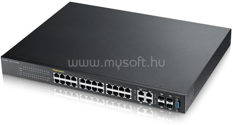 ZYXEL 24 port GbE L2 PoE Switch GS2210 24HP EU0101F Switch zyxel-24-port-gbe-l2-poe-switch-gs2210-24hp-eu0101f-switch