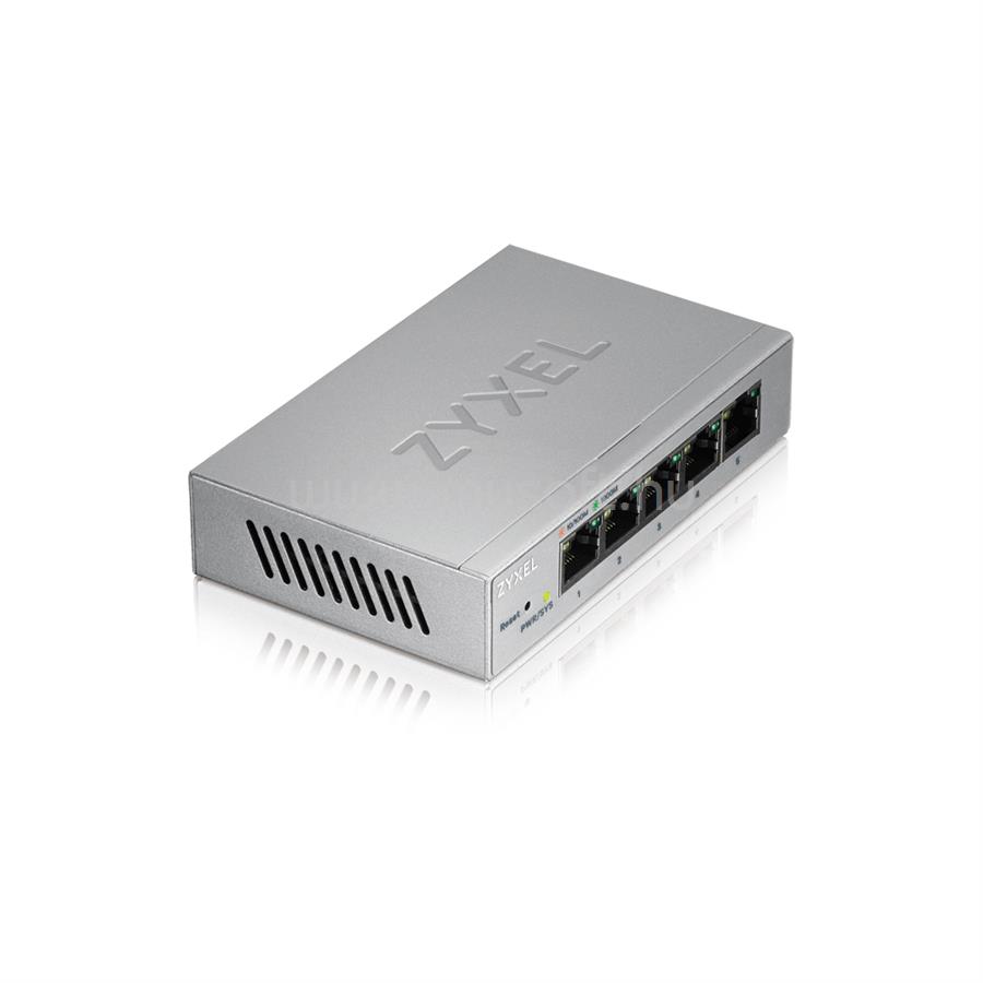 ZYXEL 5port GbE LAN web menedzselhető asztali switch