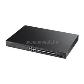 ZYXEL Switch 24x1000Mbps+2xSFP Poe(175W) Smart Menedzselhető GS1900-24HP-EU0101F small