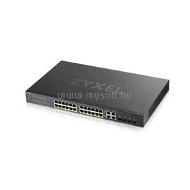 ZYXEL 28port GbE LAN PoE (375W) L2 menedzselhető switch GS1920-24HPV2-EU0101F small