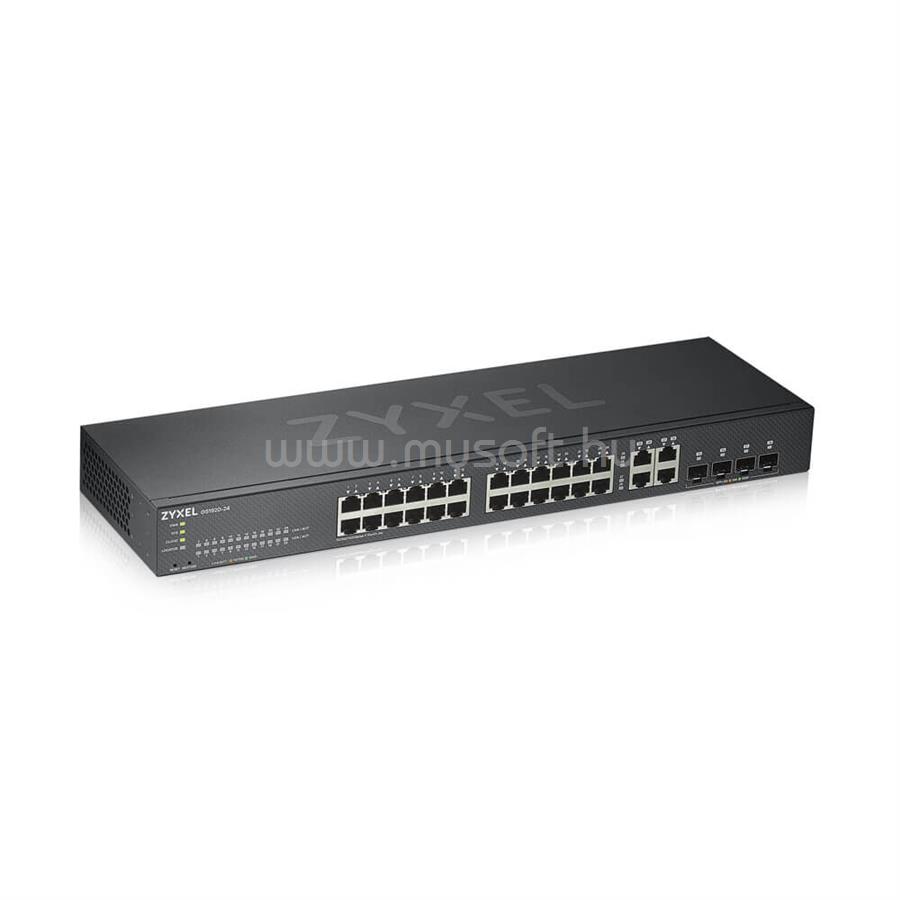 ZYXEL 28port GbE LAN L2 menedzselhető switch