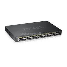 ZYXEL 48port GbE LAN PoE (375W) 4port Gbe combo RJ45/SFP L2 menedzselhető switch GS1920-48HPV2-EU0101F small