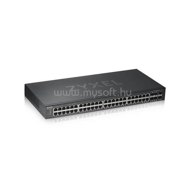 ZYXEL 48port GbE LAN 4port Gbe combo RJ45/SFP L2 menedzselhető switch