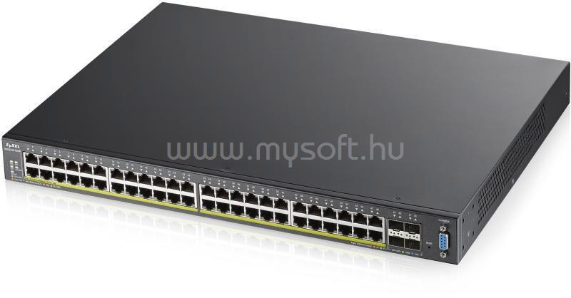 ZYXEL Switch 24x1000Mbps + 4X10GBE SFP + PORT L2+ Menedzselhető
