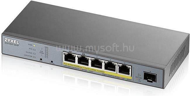 ZYXEL GS1350-6HP Smart Managed CCTV PoE Switch
