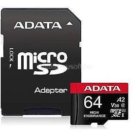 ADATA MICROSDXC 64GB UHS-I U3 V30S R100MB/s HIGH ADAPTER AUSDX64GUI3V30SHA2-RA1 small