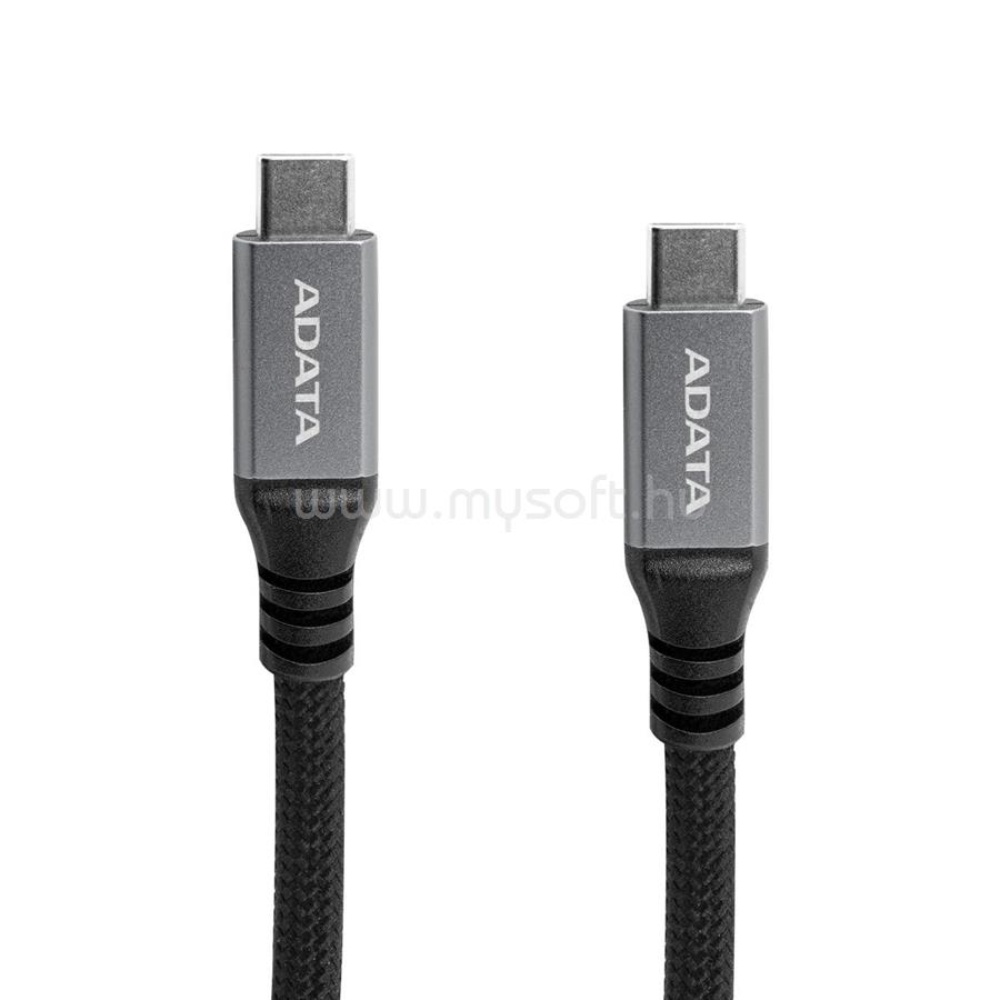 ADATA USB C - USB C mágneses kábel 1m (fekete)