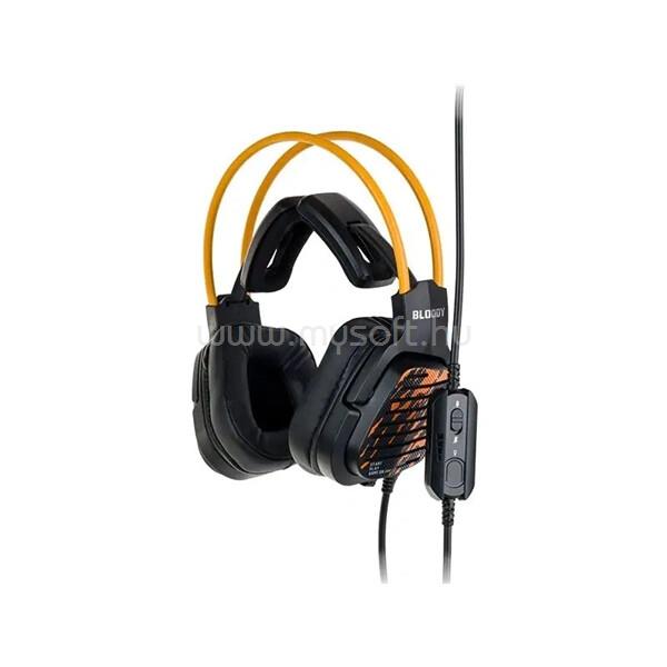 A4-TECH Bloody G565 Energy Black 7.1 RGB USB vezetékes gamer headset (fekete)
