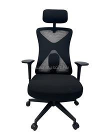 AARVEN Fekete, 3D kartámaszos, 2D fejtámaszos, deréktámaszos, Irodai szék  /2db/ DQ-1913AD small