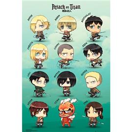 ABYSSE CORP Attack on Titan "Chibi characters" 91,5x61 cm poszter FP3749 small
