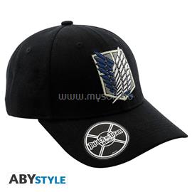 ABYSSE CORP Attack on Titan "Scout Symbol" fekete snapback sapka ABYCAP061 small