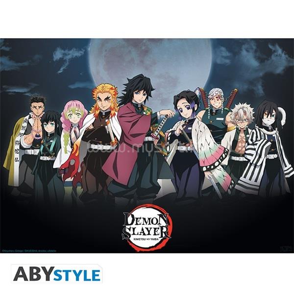 ABYSSE CORP Demon Slayer "Pillars" 52x38 cm poszter