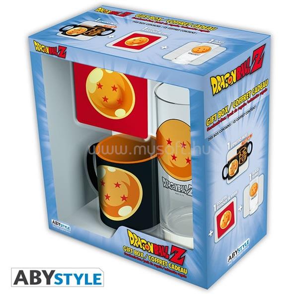 ABYSSE CORP DRAGON BALL  - "Crystal Ball" pohár + 110ml mini bögre + alátét csomag