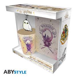 ABYSSE CORP Harry Potter "Hogwarts" bögre + kulcstartó + jegyzetfüzet ABYPCK263 small