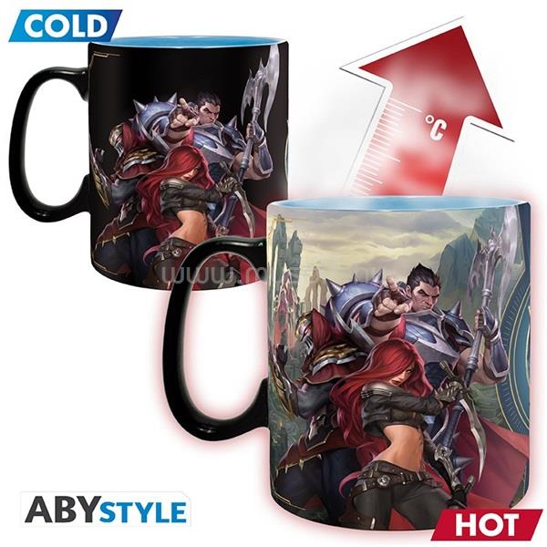 ABYSSE CORP League of Legends "Group" 460ml hőre változó bögre