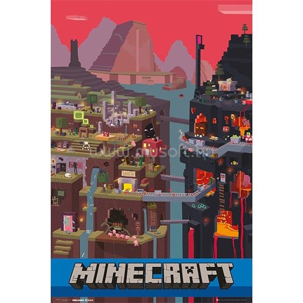ABYSSE CORP Minecraft "Minecraft World" 91,5x61 cm poszter