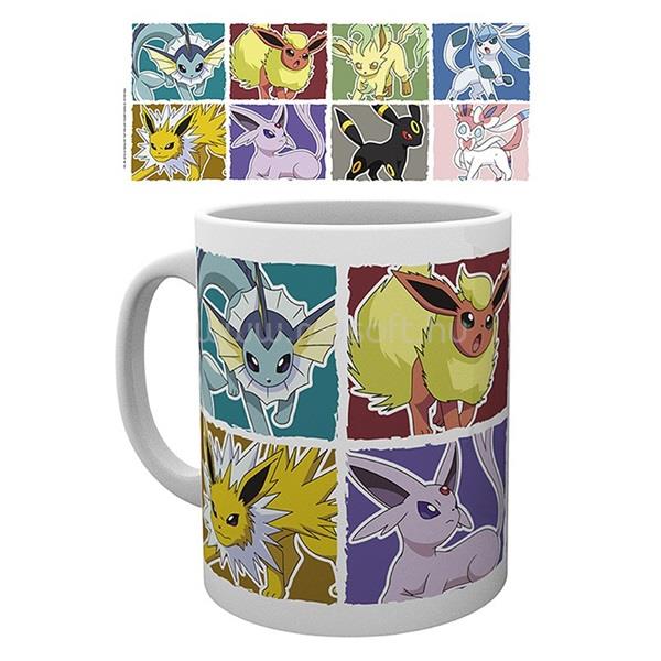 ABYSSE CORP Pokémon "Eevee Evolutions" 320ml bögre