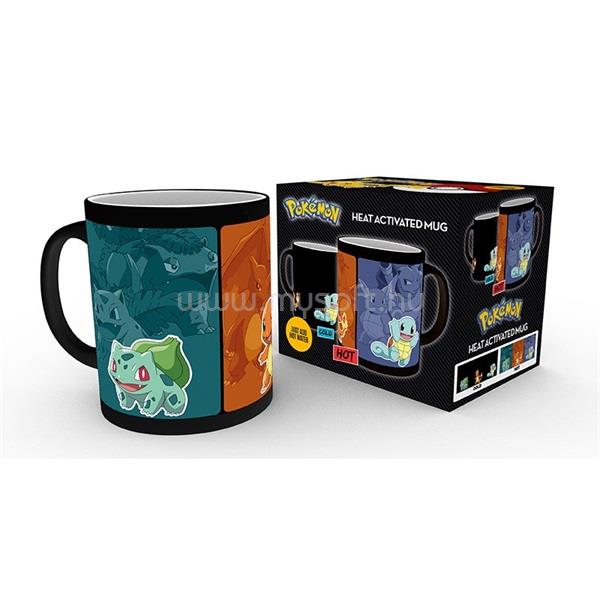 ABYSSE CORP Pokémon "Evolve" 320ml hőre változó bögre