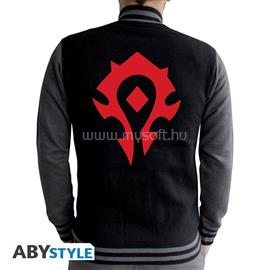 ABYSSE CORP World of Warcraft "Horde" fekete/sötét szürke pulóver, M méret ABYSWE077M small