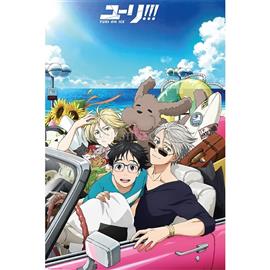 ABYSSE CORP Yuri on Ice "Car" 91,5x61 cm poszter FP4626 small