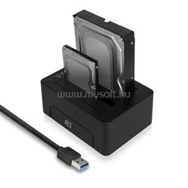 ACT AC1504 2,5" and 3,5" SATA dual hard drive docking station, USB 3.2 Gen1 AC1504 small