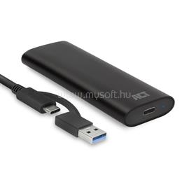 ACT AC1615 USB-C M.2 NVMe / PCIe SSD Enclosure tool-free Black AC1615 small