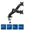 ACT AC8312 Gas Spring Dual Monitor Arm Office 13