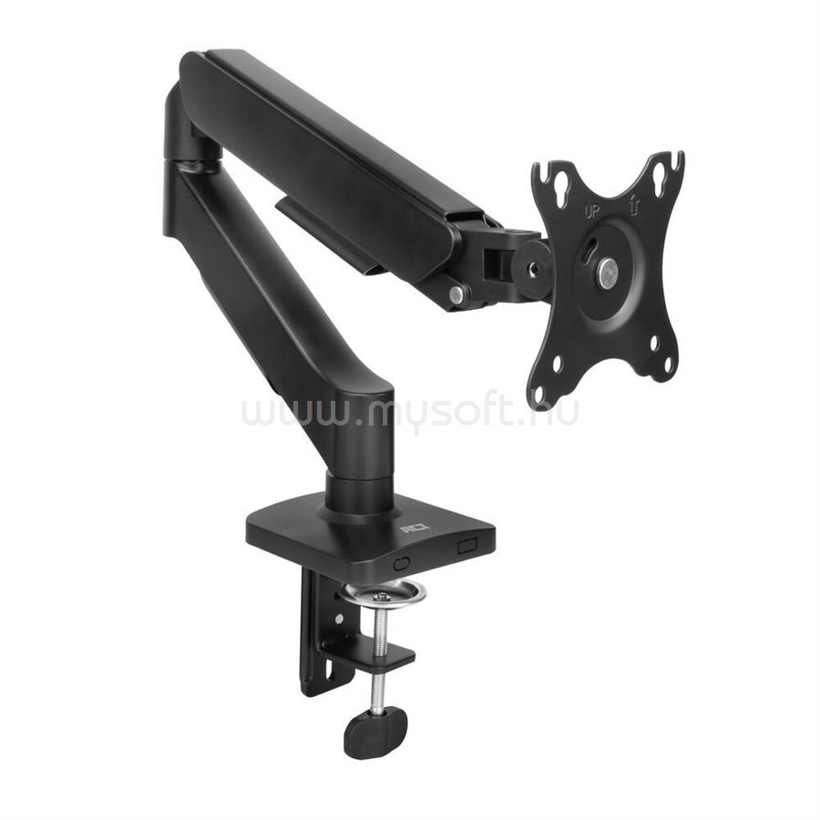 ACT AC8313 Gas Spring Single Monitor Arm 17"-35" Black